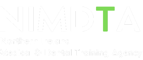 NIMDTA logo with the text Northern Ireland Medical and Dental Training Agency